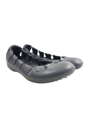 Crocs Womens Size 9 Springi Black Flats Lightweight Casual Shoes